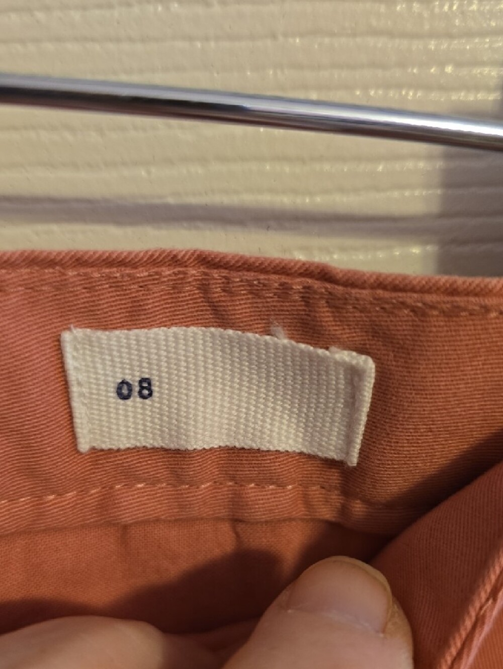 GAP Women's Coral Pink Bermuda Shorts - Picture 3 of 9